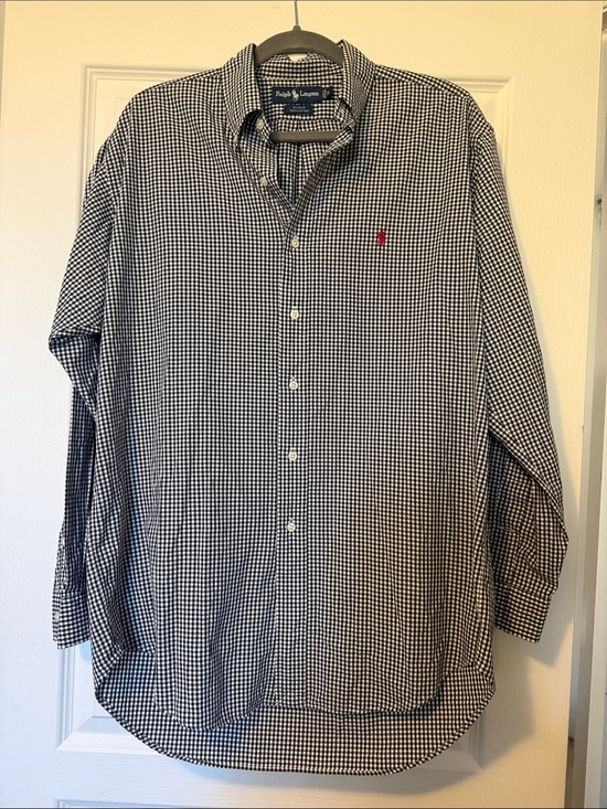 Ralph Lauren Other - Ralph Lauren Men’s Black & White Gingham Button-Down Shirt
